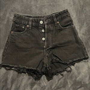 H&M Charcoal Jean Shorts